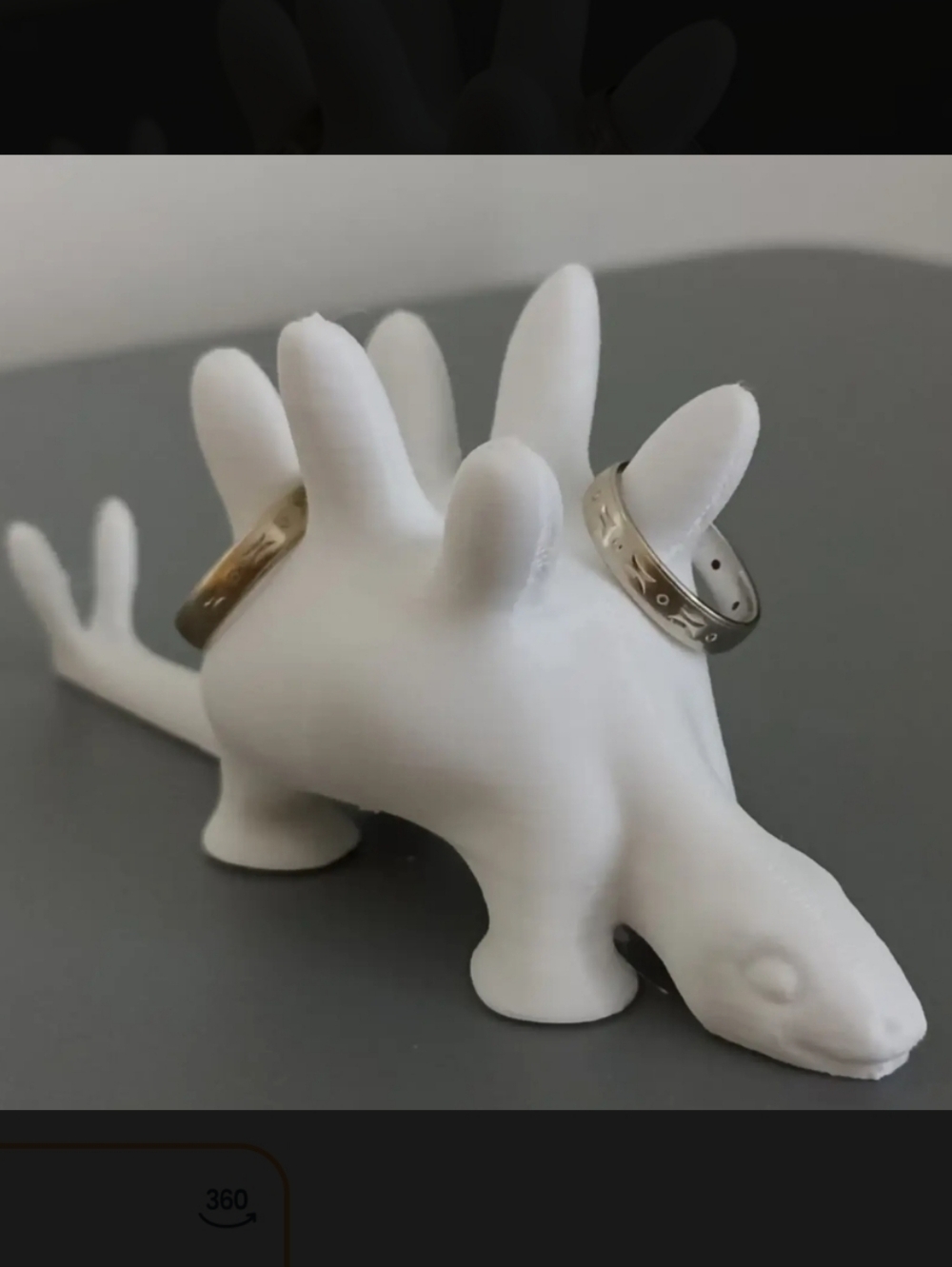 3D Printed Dinosaur Ring Holder